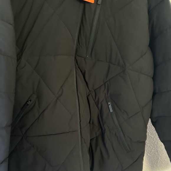 G.H. Bass Co Black mens Quilted puffer Hooded Jacket size XXL NWT - Picture 3 of 6